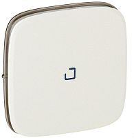 Лицевая панель Legrand Valena Allure для 1-кл. выключателя с подсветкой жемчуг картинка